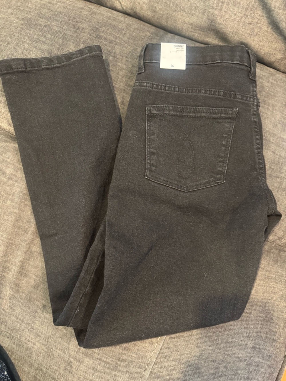 Calvin Klein Jeans Girls Black Skinny Jeans